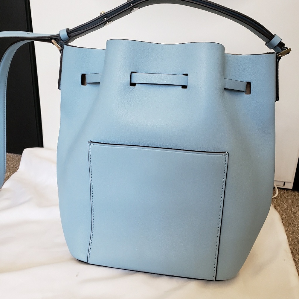 Michael kors light blue miranda collection bag - Picture 7 of 8